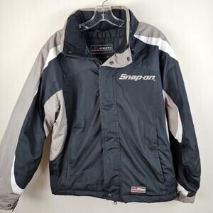 Snap On Jacket Sz S Insulated Full Zip Logo work casual bomber Iron Mountain